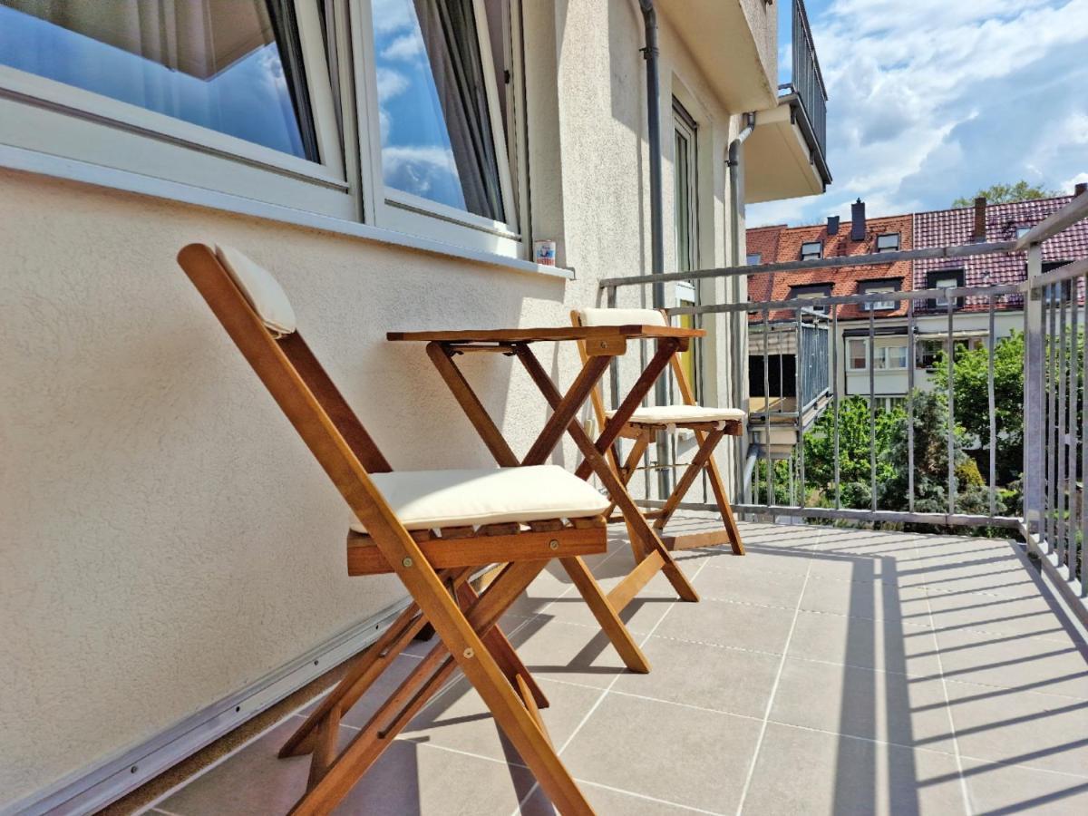 Apartamento Happyside O Free Park O Balkon O Nespresso O Wlan Leipzig Exterior foto